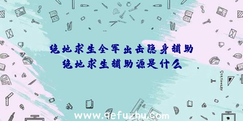 「绝地求生全军出击隐身辅助」|绝地求生辅助源是什么